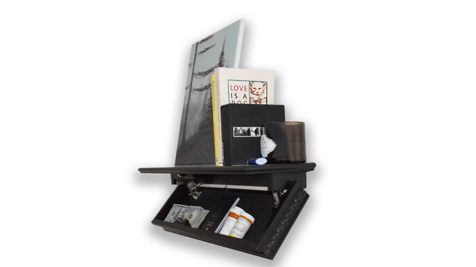 USED QuickSafes Quick Shelf Safe, w/RFID Locking System, Black, QS24B, EDEMO1, Used, Condition Like New, Inspect and Rebox