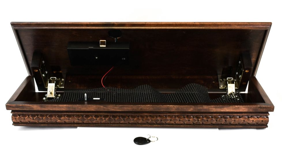 QuickSafes Quick Shelf Safe, w/RFID Locking System, Walnut, QS24WN