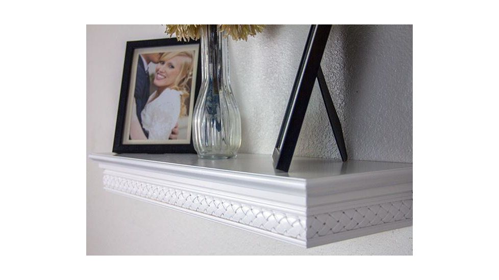 EDEMO QuickSafes Quick Shelf Safe, w/RFID Locking System, White, QS24W, EDEMO3