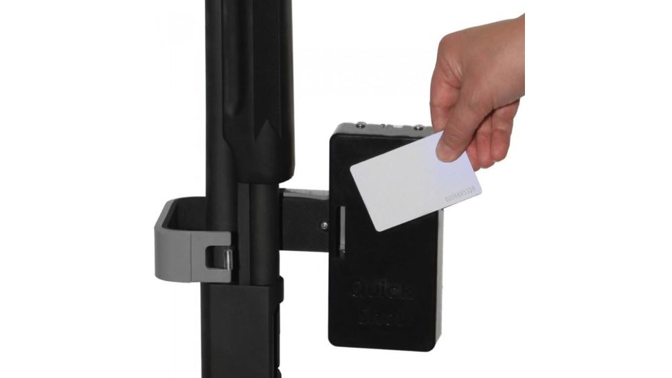 QuickSafes Quick Shot Lock, w/ Rfid Key, Black/Grey QSL