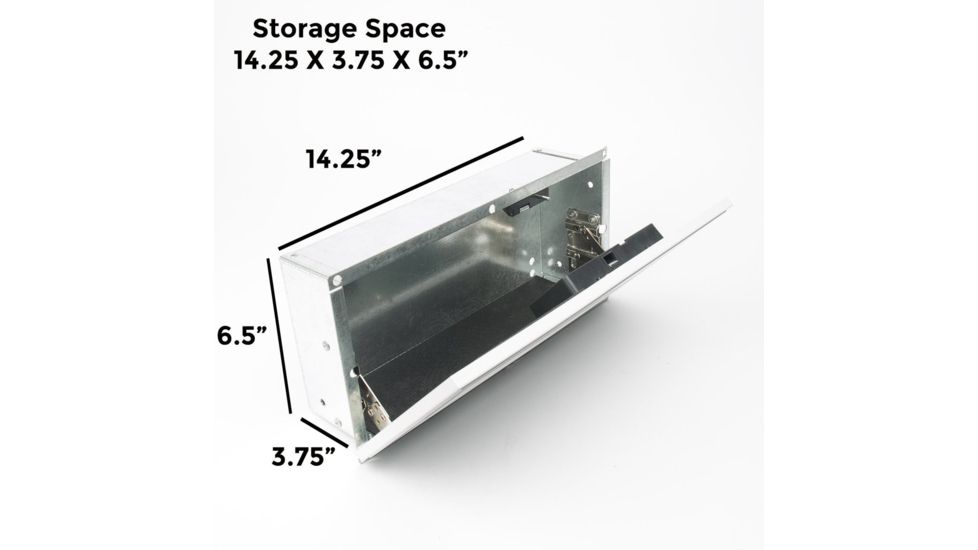 QuickSafes Quick Vent Safe, w/Rfid Locking System, White Grill QVS, EDEMO1