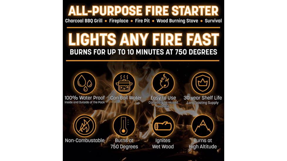 QuickSurvive Fire Starter 12 Pack