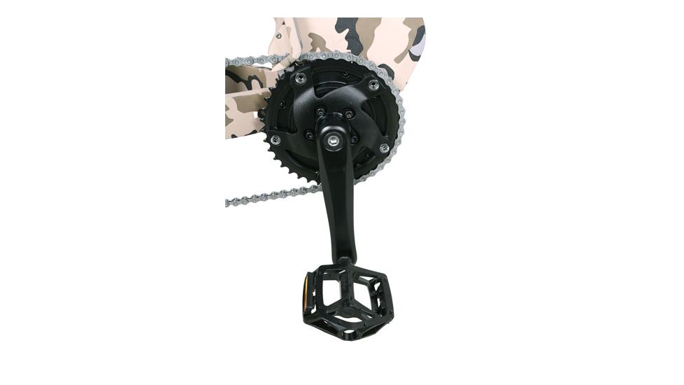 QuietKat Ambush 750W Rugged Fat Tire Electric Mountain Bike, Camo, Large 19in Frame, 19 Q M 0750 C C H M CAM