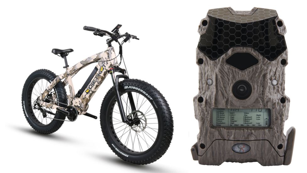 QuietKat Camo Apex 1000W Electric Bike w/ Mirage 16 Lightsout Trail Camera