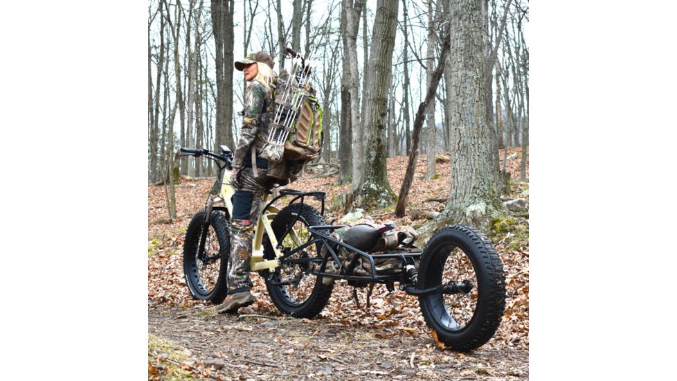 QuietKat Cargo Trailer For QuietKat Electric Bike, Black, One Size Fits Most, 18QKCT