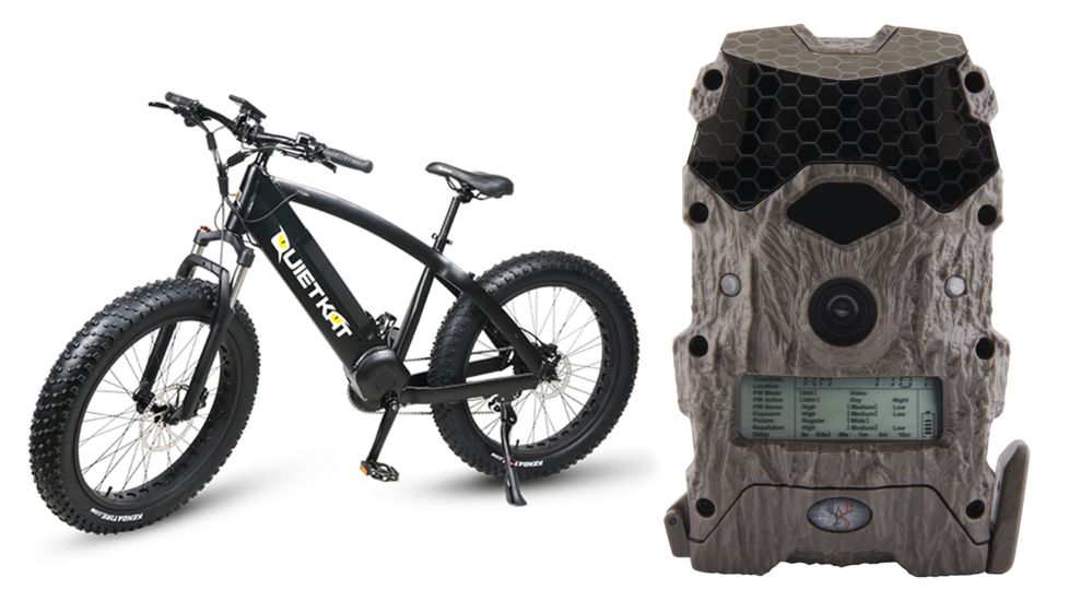 QuietKat Charcoal Apex 1000W Electric Bike w/ Mirage 16 Lightsout Trail Camera