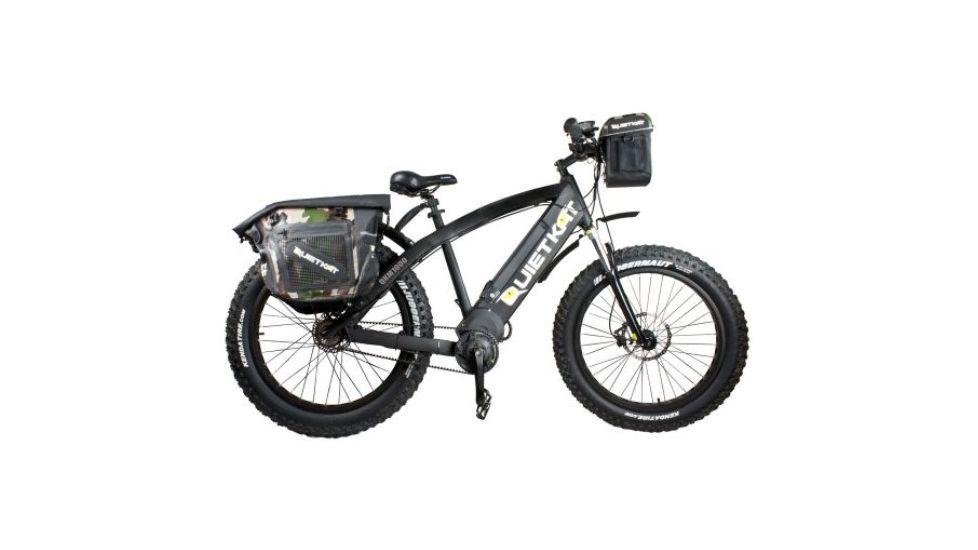 QuietKat Handle Bar Bag For QuietKat Electric Bike, Black, One Size Fits Most, 18QKHBB