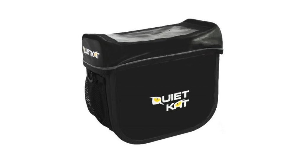 QuietKat Handle Bar Bag For QuietKat Electric Bike, Black, One Size Fits Most, 18QKHBB