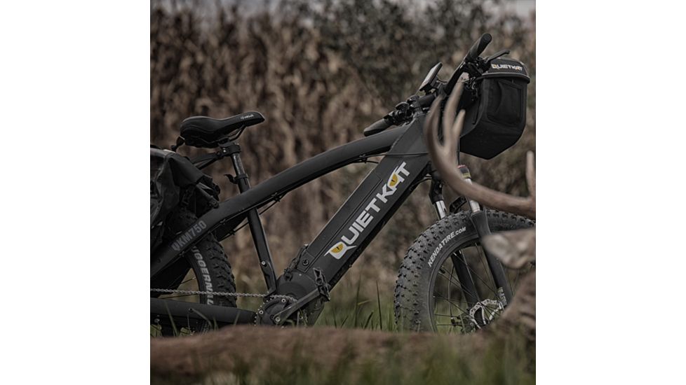QuietKat Handle Bar Bag For QuietKat Electric Bike, Black, One Size Fits Most, 18QKHBB