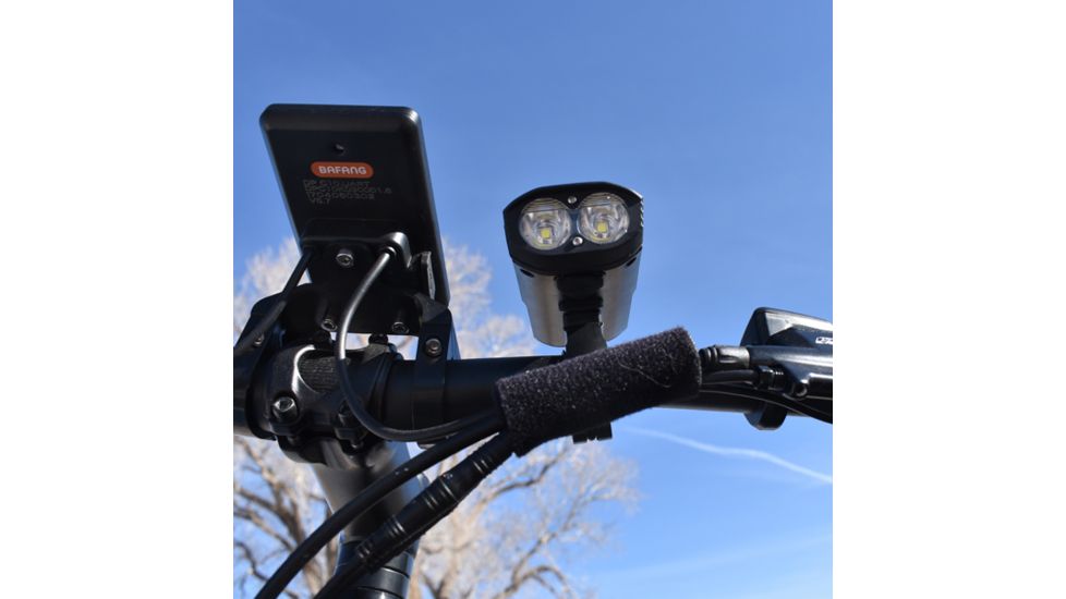 QuietKat Hunter 800 Bike Light, 300 Lumens Red and 500 Lumens White, Black, 18QKRWBL-800
