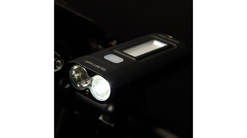 QuietKat Hunter 800 Bike Light, 300 Lumens Red and 500 Lumens White, Black, 18QKRWBL-800