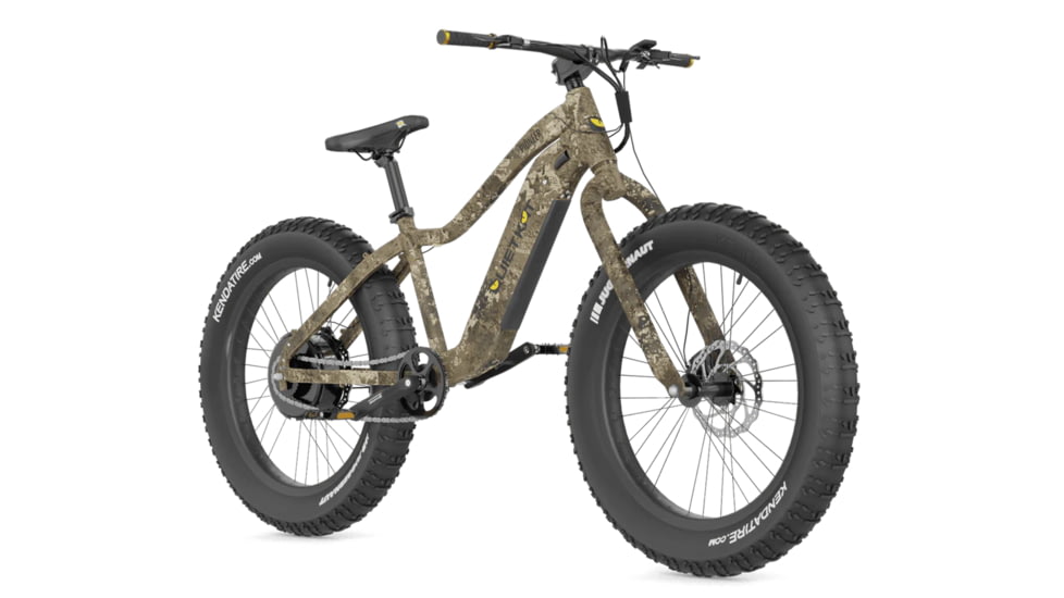 QuietKat Pioneer 500 Watt Motor Bicycle, True Timber Camo, PIO-50-TTC-18