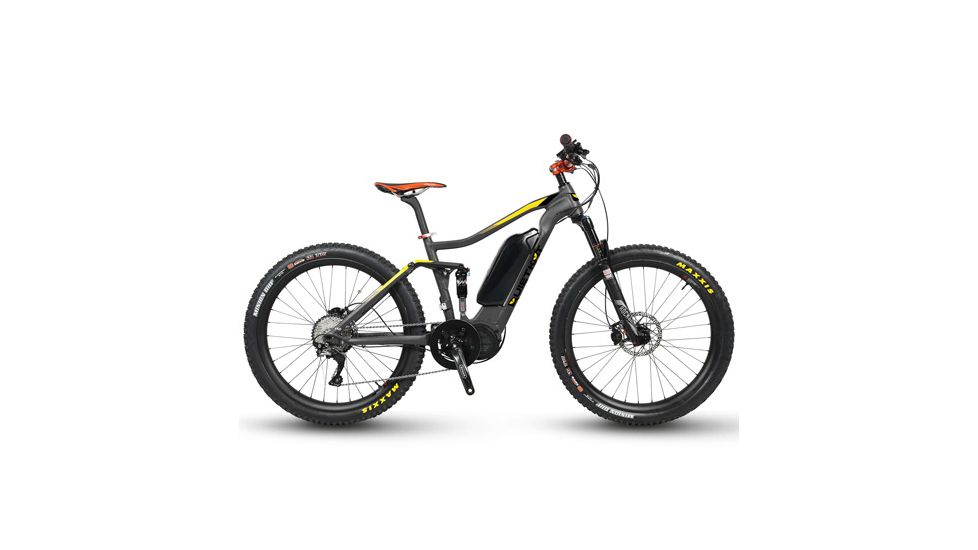 QuietKat Quantum 1000W Electric Bike, Charcoal, Large 19in Frame, 19 R M Q 1000 C C A H CHR 19