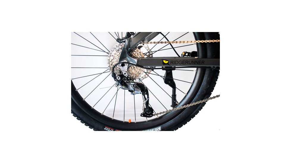 QuietKat Ridgerunner 1000W Full Suspension Electric Mountain Bike, Charcoal, Large 19in Frame, 19 R M 1000 C C A H CHR 19