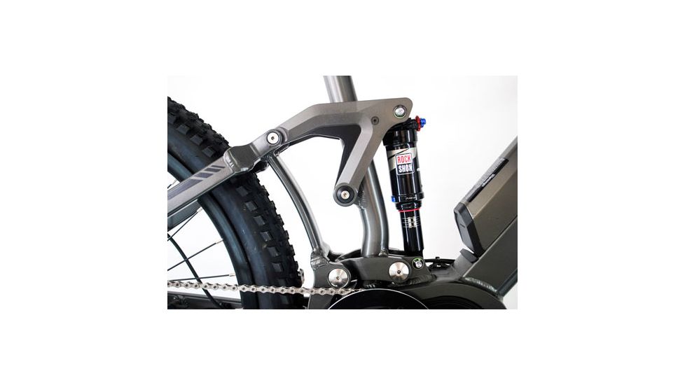 QuietKat Ridgerunner 1000W Full Suspension Electric Mountain Bike, Charcoal, Large 19in Frame, 19 R M 1000 C C A H CHR 19