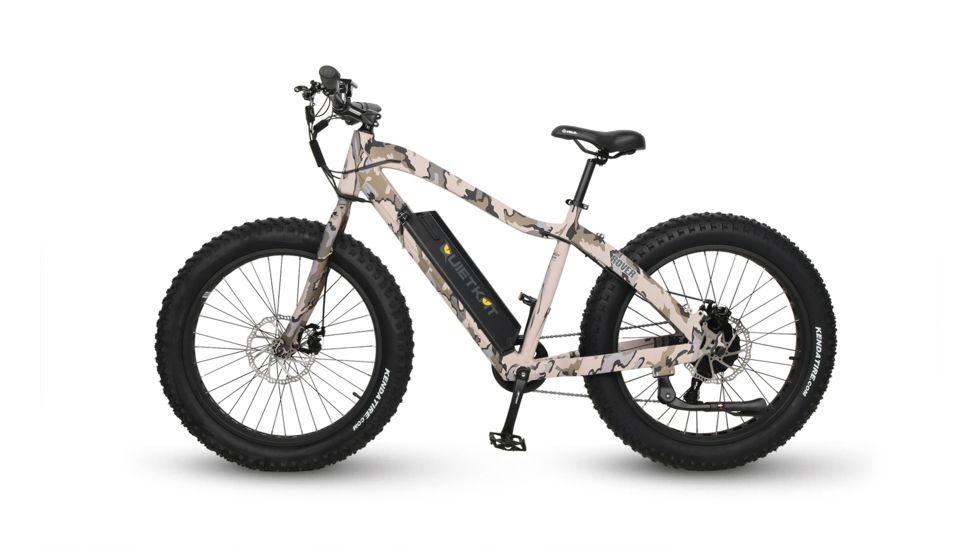 QuietKat Rover 750W Moderate Off-Road Terrain Electric Bike, Camo, Large 19in Frame, 19 Q H 0750 C S R M CAM