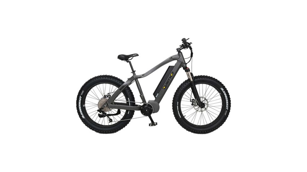 QuietKat Warrior Electric Bike, Charcoal, Medium 17in Frame 19  S M 1000 C C H M CHR 17