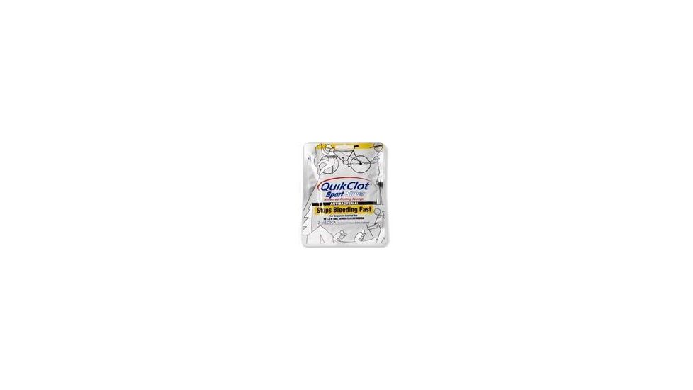 QuikClot Sport Silver First Aid Hemostatic Agent Anti-Bacterial 25g Sponge Z-Medica