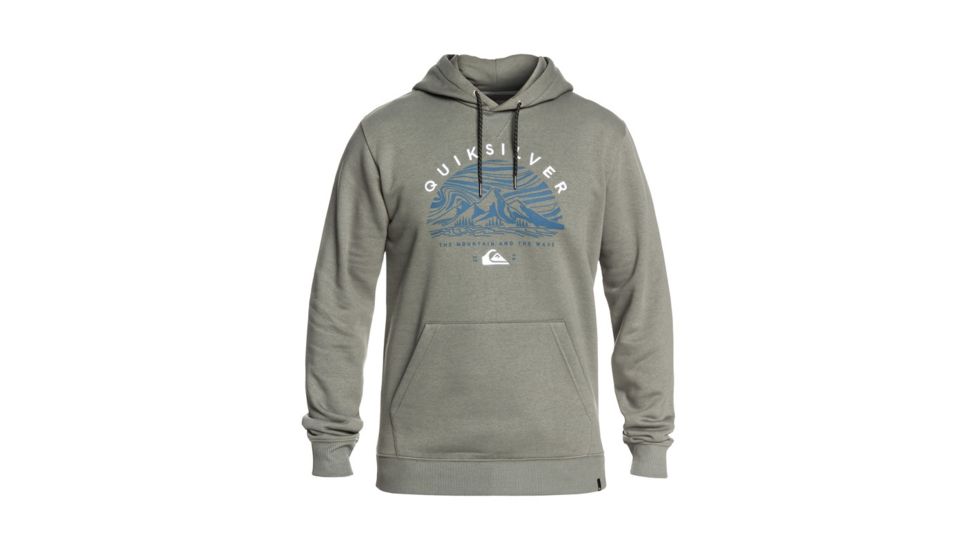 Quiksilver Big Logo Snow Technical Hoodie - Mens, Agave Green, Large, EQYFT03955-GZC0-L