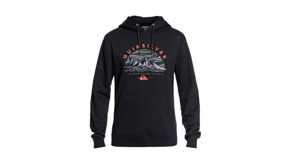 Quiksilver Big Logo Snow Technical Hoodie - Mens, Black, Large, EQYFT03955-KVJ0-L