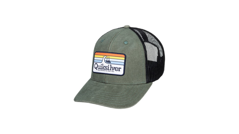 Quiksilver Clean Lines Cap - Mens, Agave Green, One Size, AQYHA04505-GZC0-OS