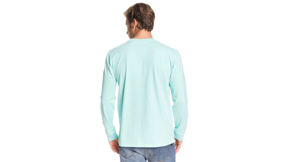 Quiksilver Daily Special Long Sleeve Tee - Mens, Aruba Blue, Large, EQMZT03192-BFK0-L