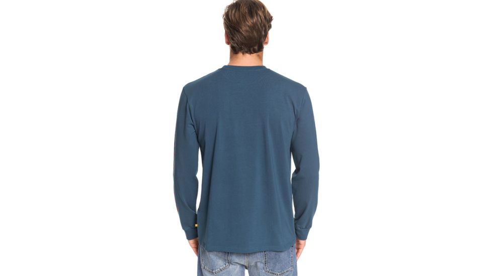 Quiksilver Daily Special Long Sleeve Tee - Mens, Majolica Blue, Large, EQMZT03192-BSM0-L