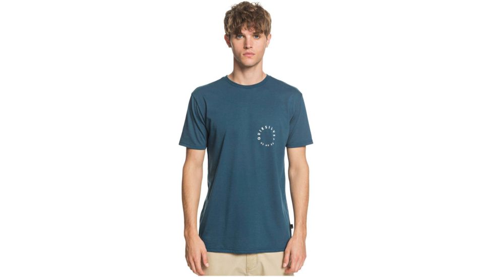 Quiksilver Higher Ground Tee - Mens, Beach Glass, Medium, EQYZT05824-GCZ0-M