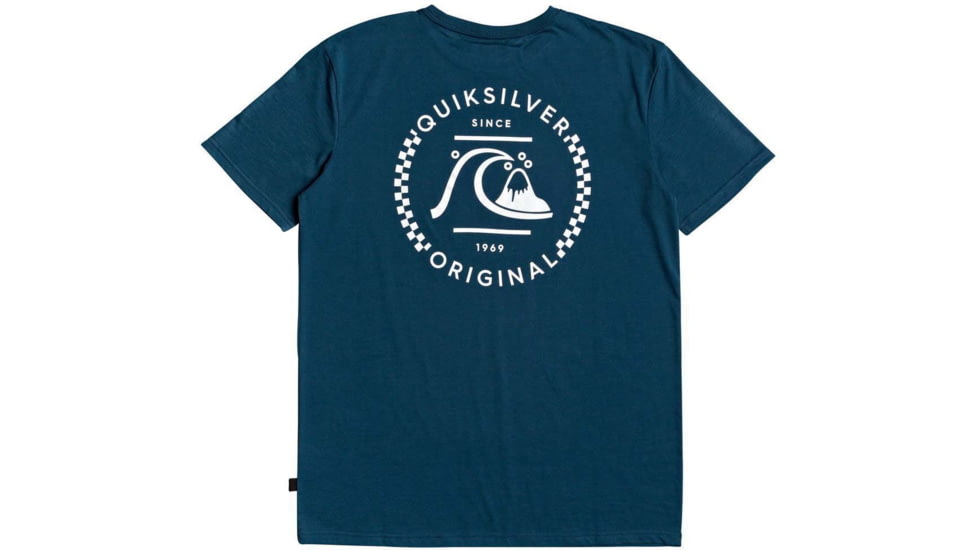 Quiksilver Higher Ground Tee - Mens, Majolica Blue, Large, EQYZT05824-BSM0-L