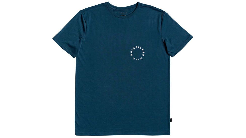Quiksilver Higher Ground Tee - Mens, Majolica Blue, Large, EQYZT05824-BSM0-L