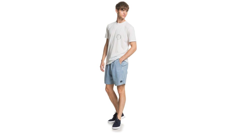 Quiksilver Higher Ground Tee - Mens, White, Medium, EQYZT05824-WBB0-M