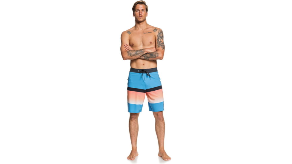 Quiksilver Highline Slab 20 Boardshorts - Mens, Blithe, 32, EQYBS04328-BMM6-32