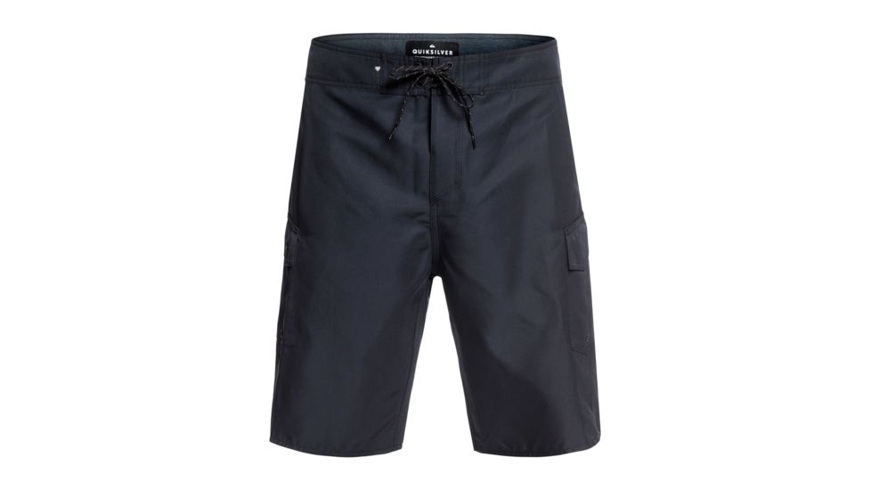 Quiksilver Manic Solid 21 Inch Boardshorts - Mens, Black, 32, EQYBS04089-KVJ0-32
