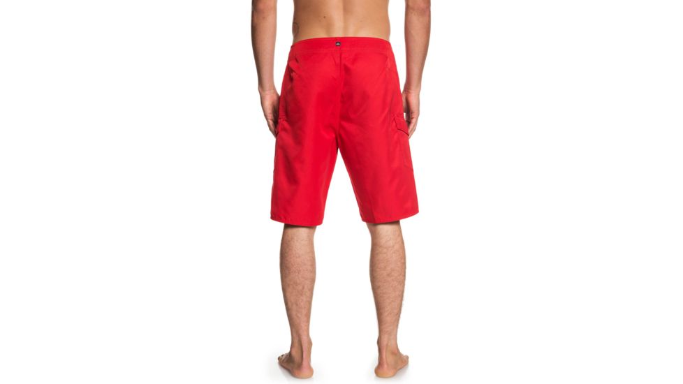 Quiksilver Manic Solid 21 Inch Boardshorts - Mens, Quik Red, 30, EQYBS04089-RQR0-30