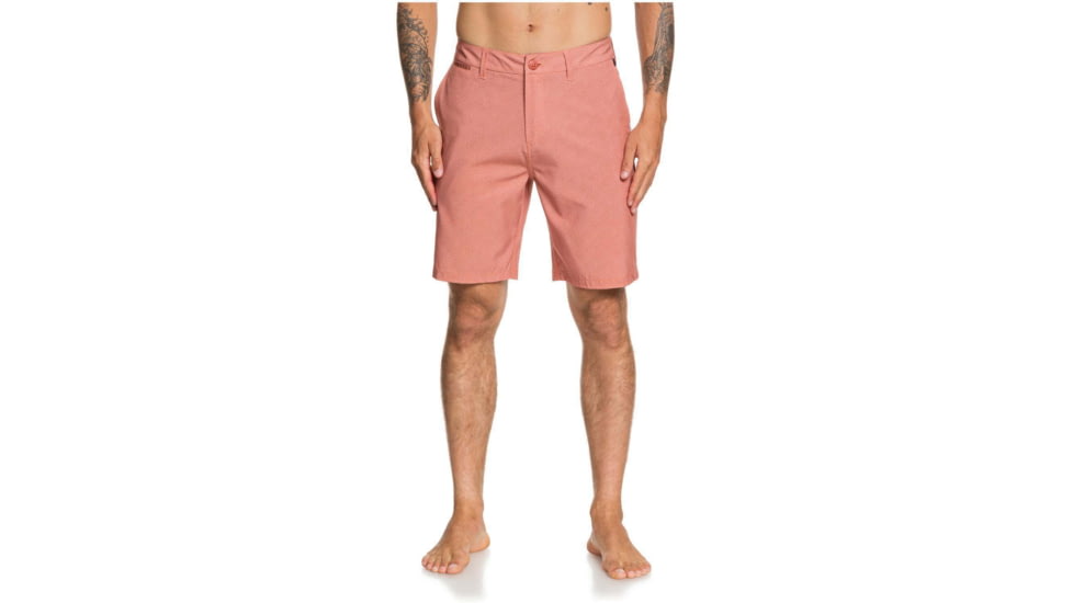 Quiksilver Union Heather 20 Amphibian Boardshorts - Mens, Redwood, 34, EQYWS03653-MNL0-34