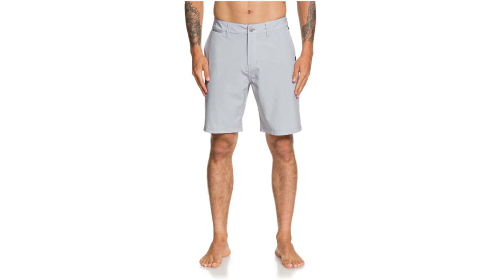 Quiksilver Union Heather 20 Amphibian Boardshorts - Mens, Sleet, 30, EQYWS03653-SZP0-30