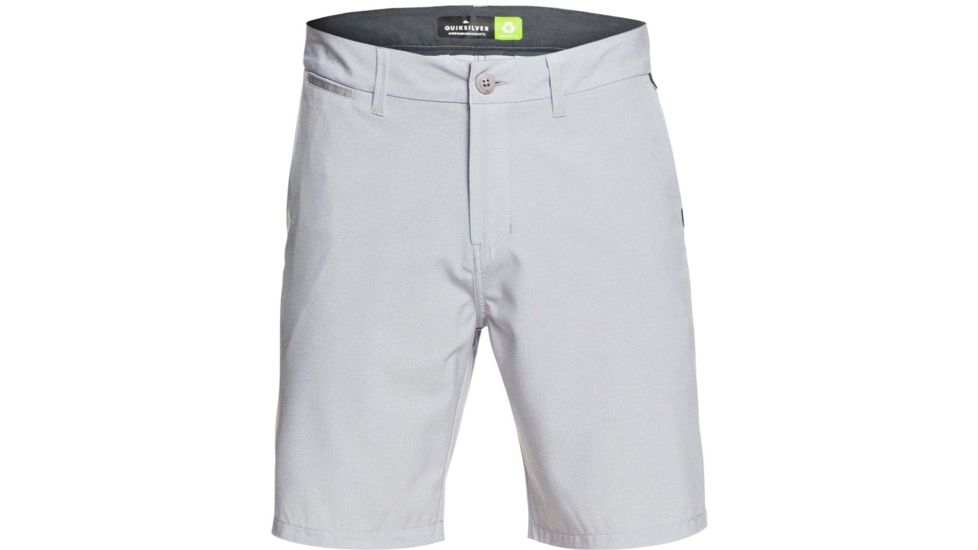 Quiksilver Union Heather 20 Amphibian Boardshorts - Mens, Sleet, 30, EQYWS03653-SZP0-30