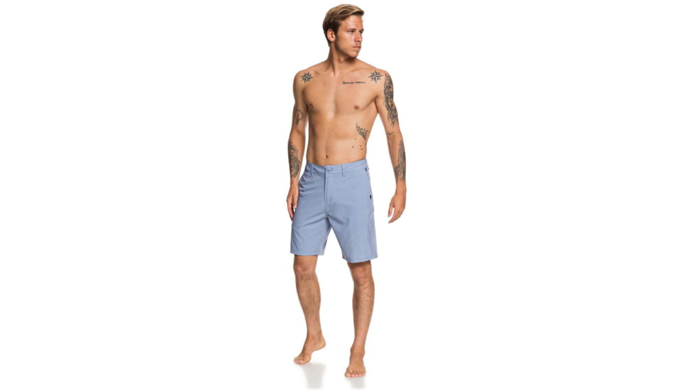 Quiksilver Union Heather 20 Amphibian Boardshorts - Mens, Stone Wash, 34, EQYWS03653-BKJ0-34