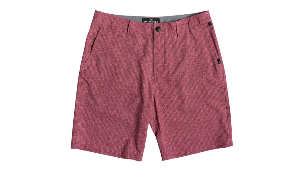 Quiksilver Union Heather 20 Inch Amphibian Boardshorts - Mens, Cordovan, 32, EQYWS03583-RRT0-32
