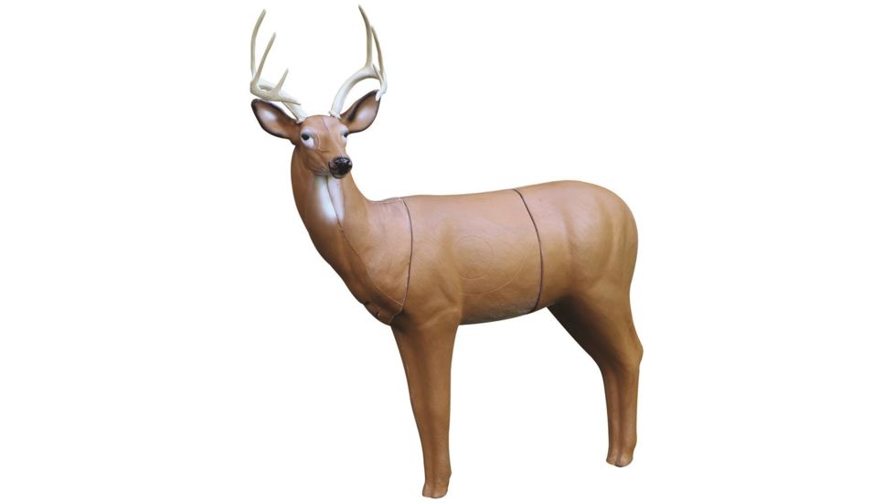 R and W Targets Big Buck Deer Target, Brown, 3D200BB