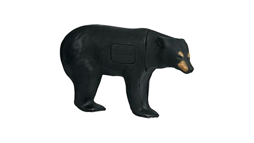 R and W Targets Walking Bear Target, Black, 3D450WB