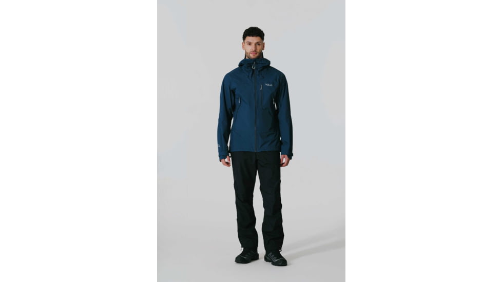 Rab Downpour Mountain Pants - Mens, Black, Extra Large, Regular, QWI-13-BLK-XLG-RG