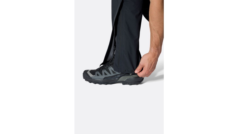 Rab Firewall Pants - Mens, Black, Large, Regular, QWI-34-BLK-LRG-RG