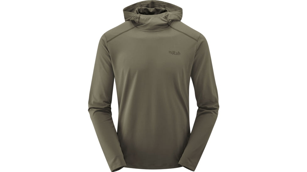 Rab Force Hoody - Mens, Light Khaki, Medium, QBL-09-LKH-MED