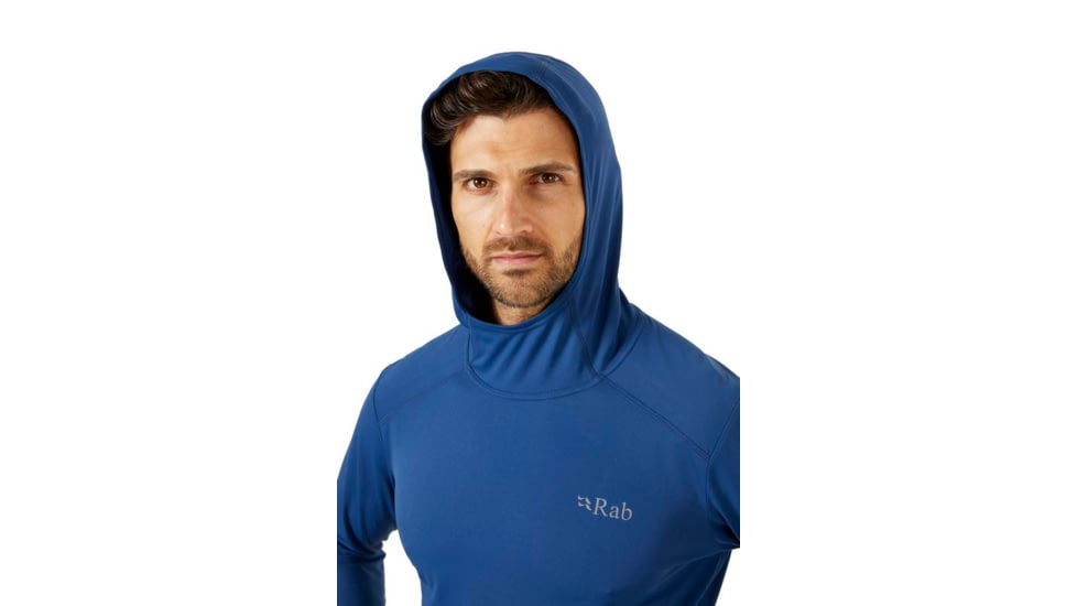 Rab Force Hoody - Mens, Nightfall Blue, Small, QBL-09-NFB-SML