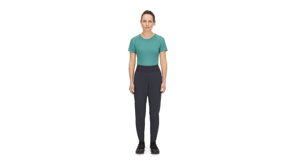 Rab Momentum Pants - Womens, Beluga, 10 Short Leg, QFV-83-BEL-10-SH