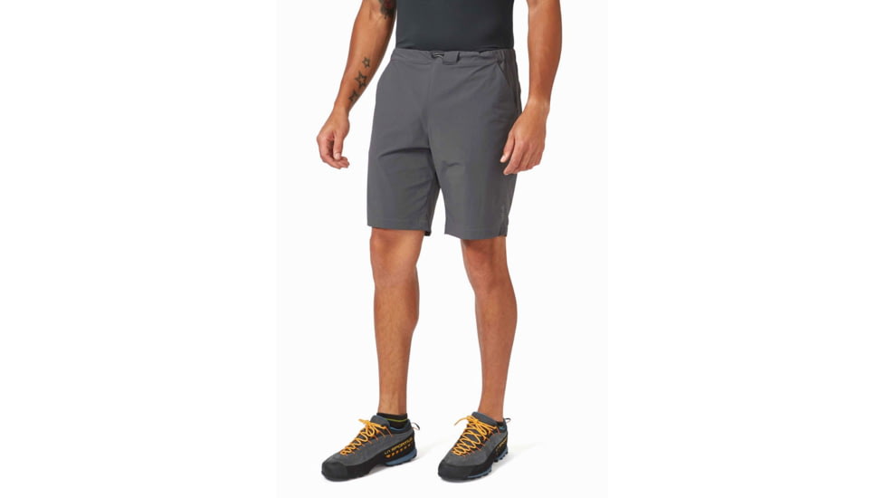 Rab Momentum Shorts - Mens, Graphene, 38, QFV-29-GRH-38-09