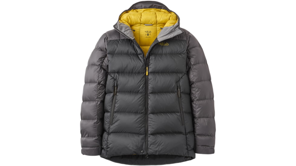 Rab Neutrino Pro Hoody - Men's, Black/Graphene, Extra Large, QDB-85-BGP-XLG