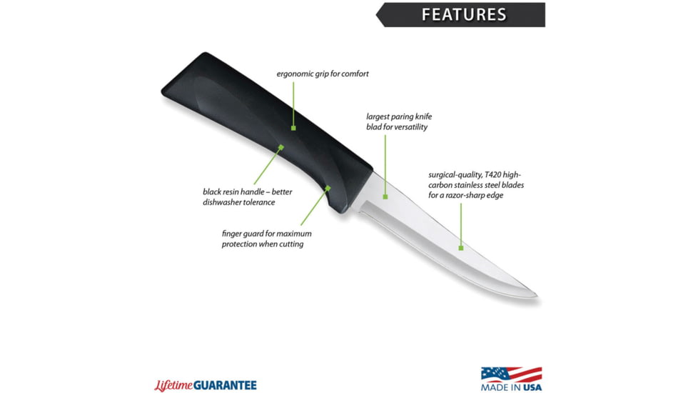 Rada Cutlery Anthem Super Parer Blk Bag, RDCW427