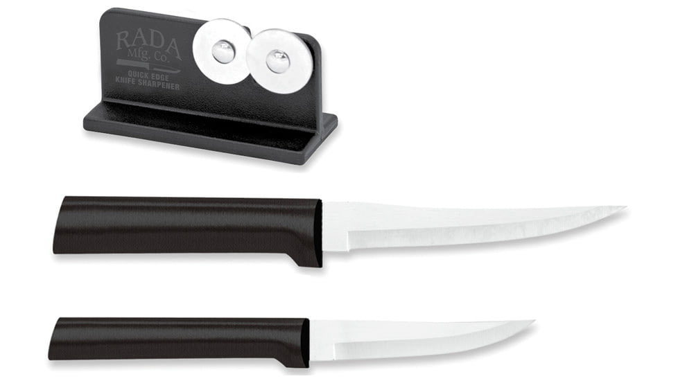 Rada Cutlery Paring/Sharpener Set Black, RDCG236